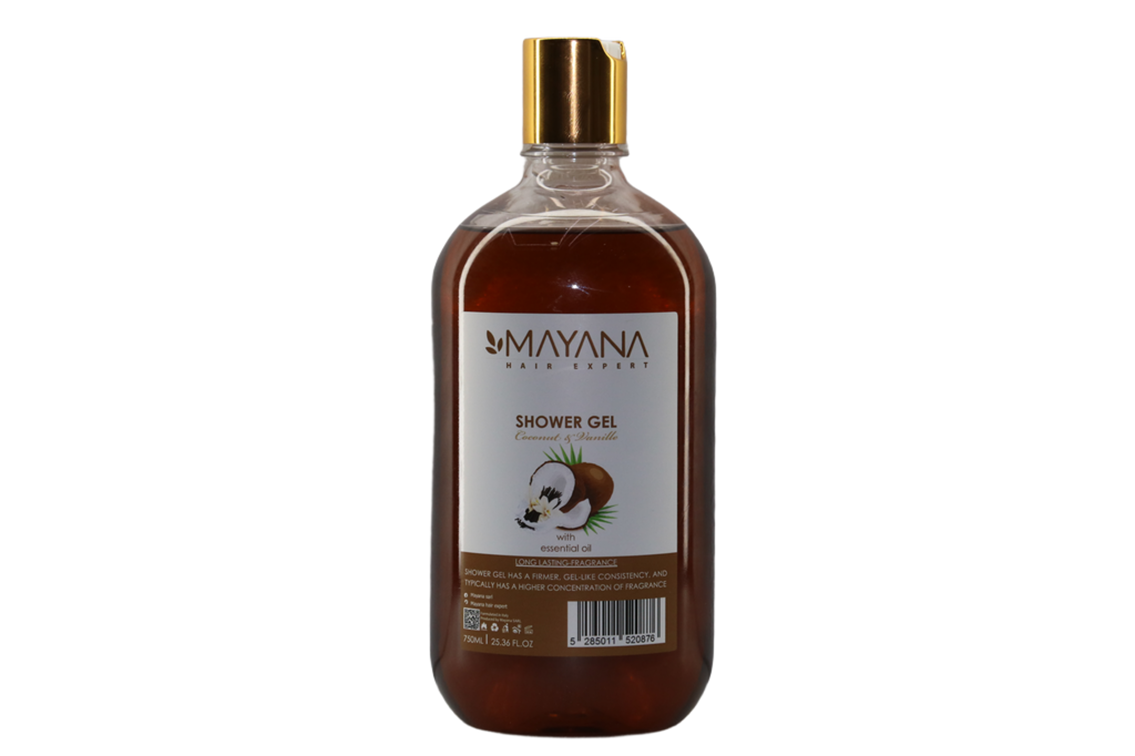 Mayana Shower Gel Coconut & Vanille 750 mL
