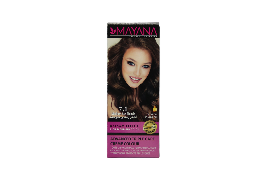 Mayana Hair Dye Kit 7.1